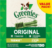 Greenies Original Teenie Natural Dental Care Dog Treats